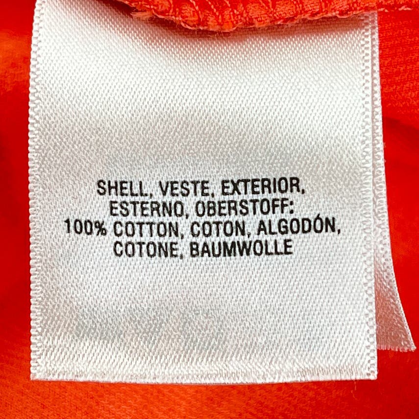 Anthropologie • Holding Horses | Orange Pinwale Corduroy Snap Front Shirt | 2