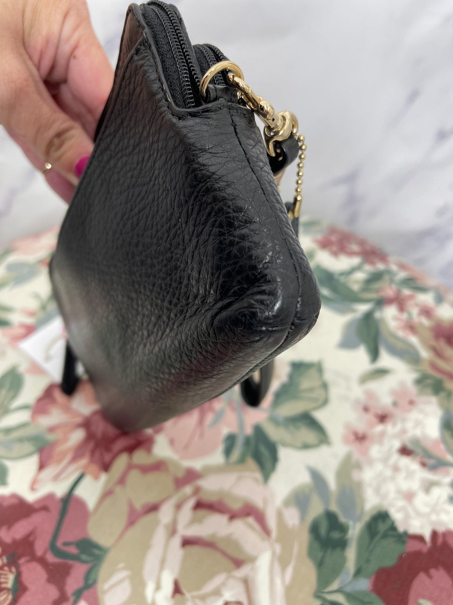 Coach | Madison Black Double Zipper Wallet