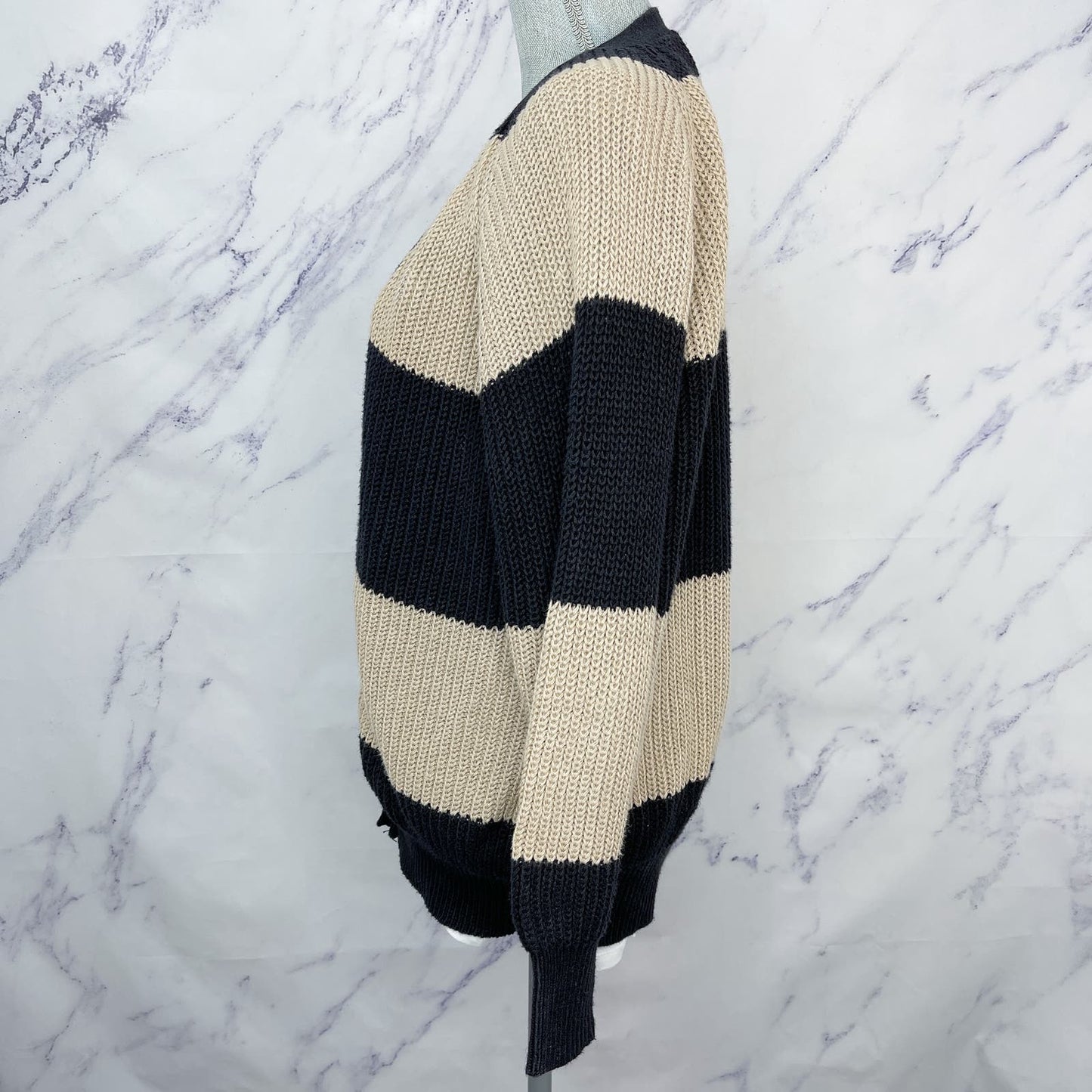 Album by Kenzo | Oversized Striped Cardigan Sweater | S