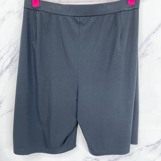 Eileen Fisher | Black Walking Shorts | 2X