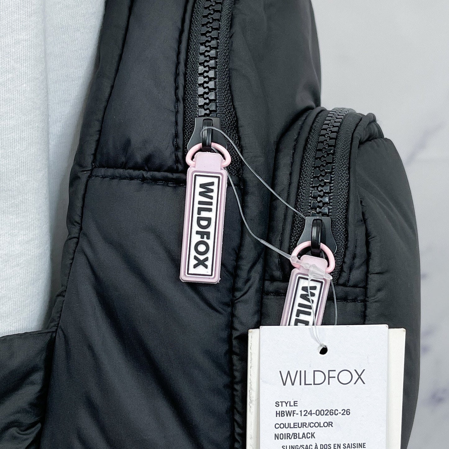 Wildfox | Logo Black Sling Bag