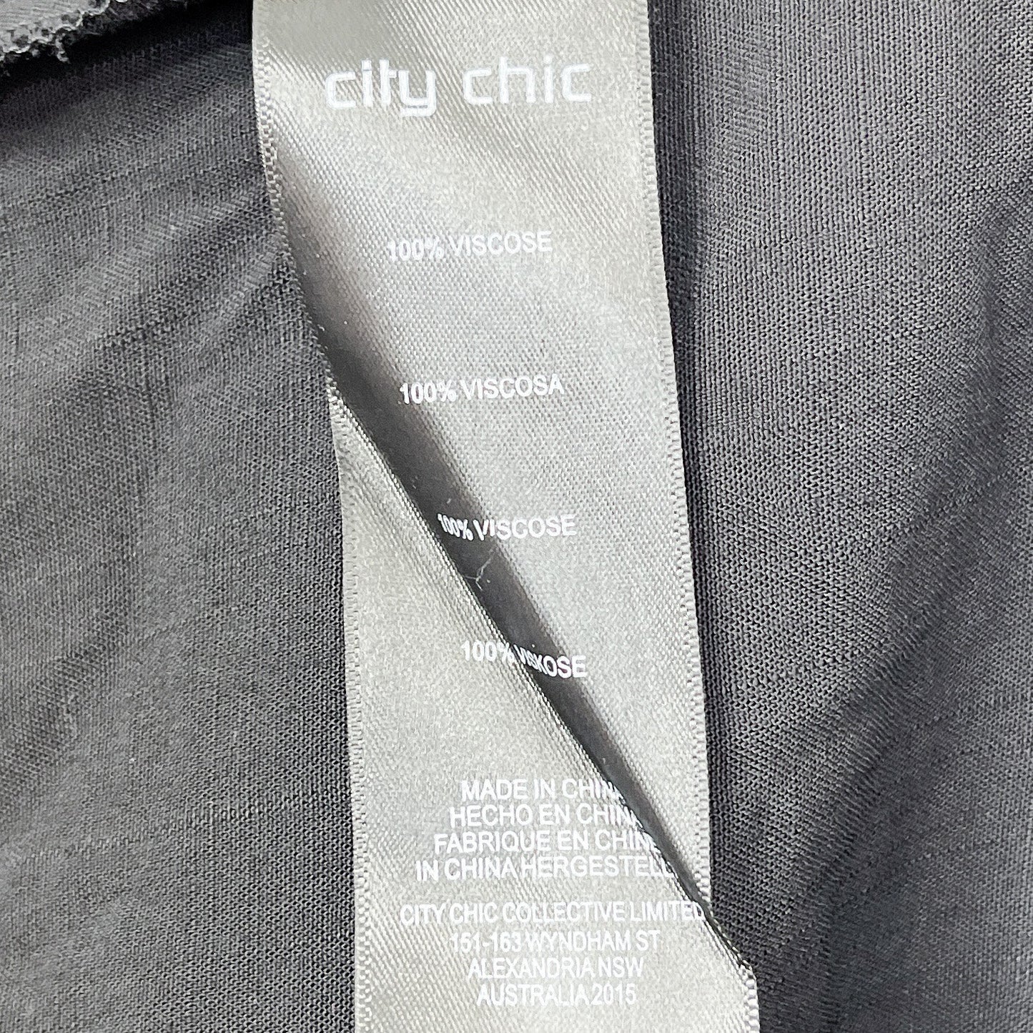 City Chic | Black Belted Flouncy City Shorts | L/20