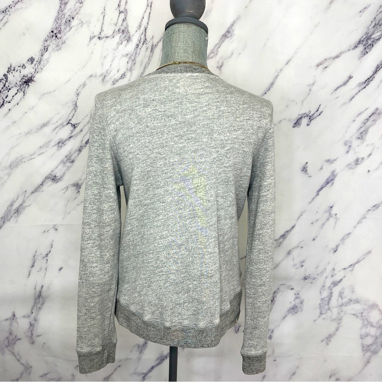 Sundry | Crew Neck Sweatshirt w/ Side Zip | Sz 0 (XS)