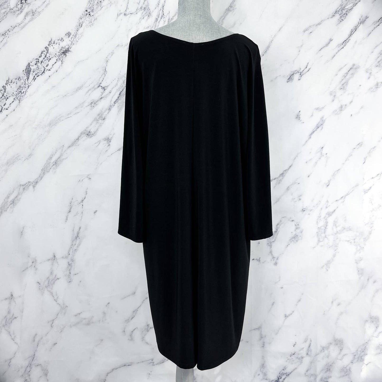 Tiana B. | Black Cold Shoulder Shift Dress | Sz 3X