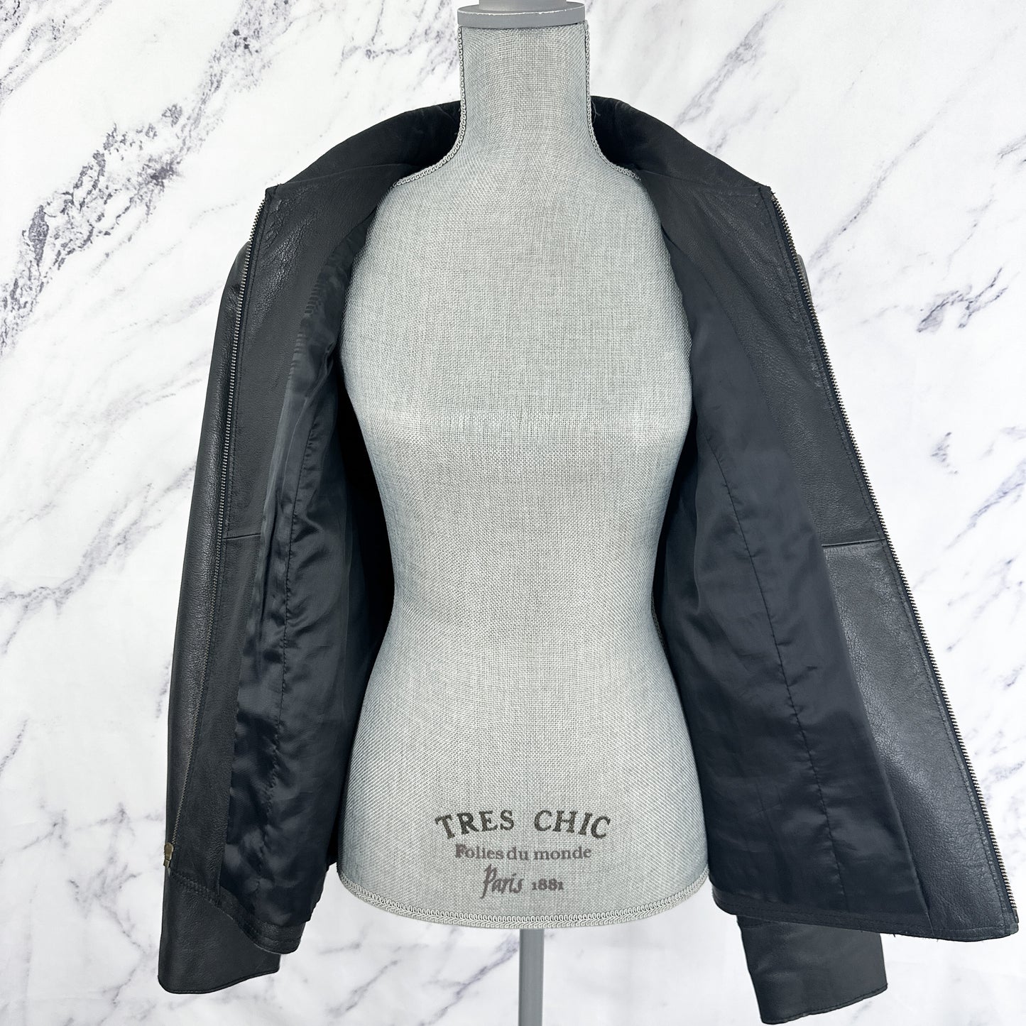 GAP | Vintage Black Genuine Leather Jacket | XL