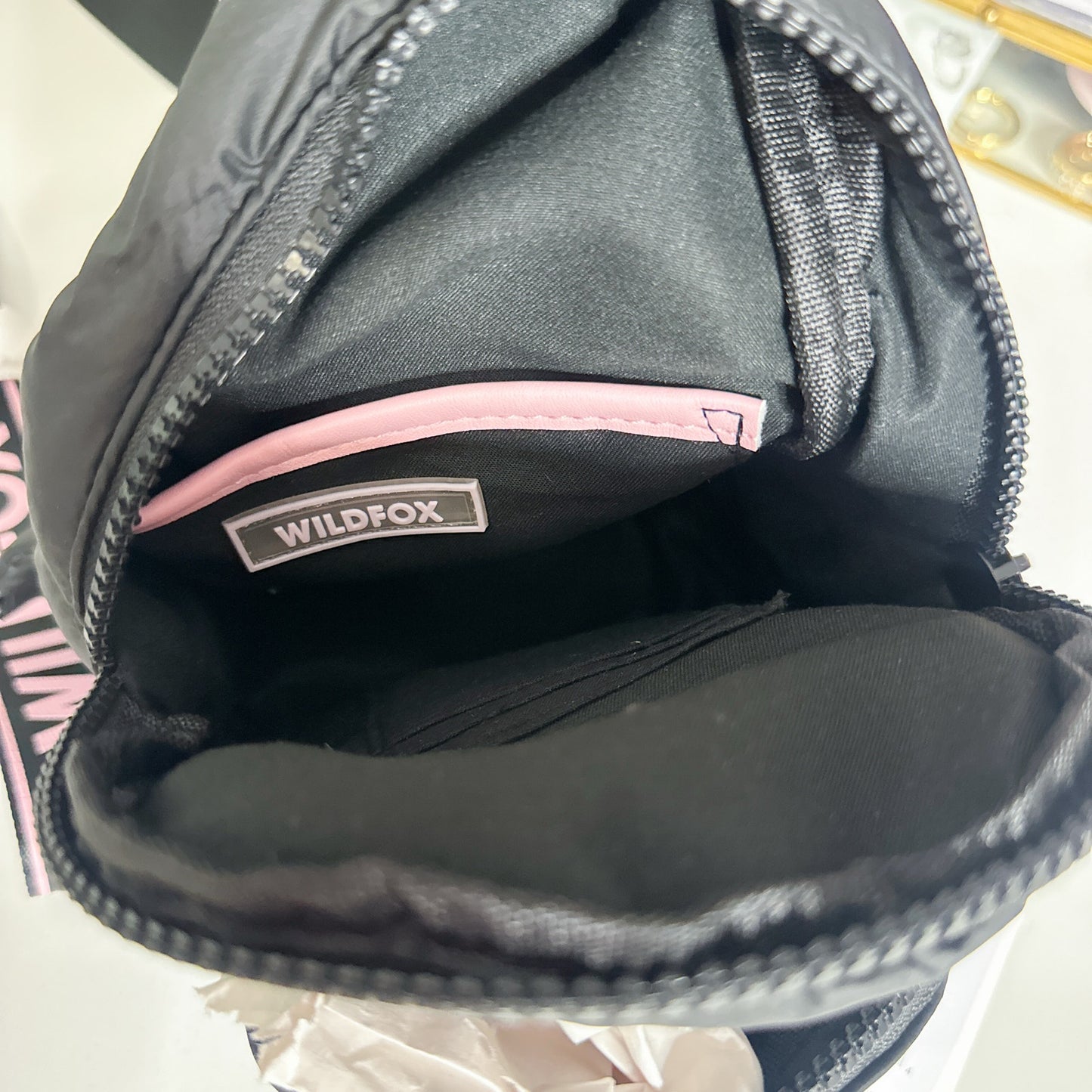 Wildfox | Logo Black Sling Bag