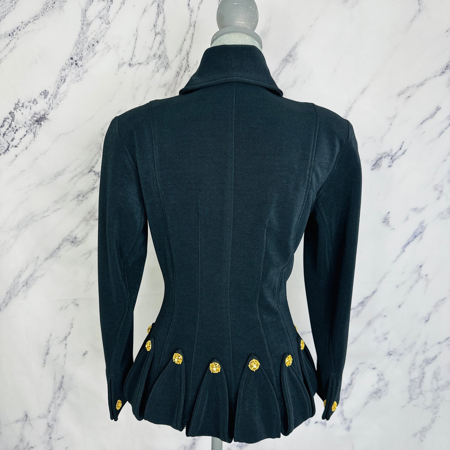 Etoile New York | Vintage Black Fitted Embellished Blazer | S