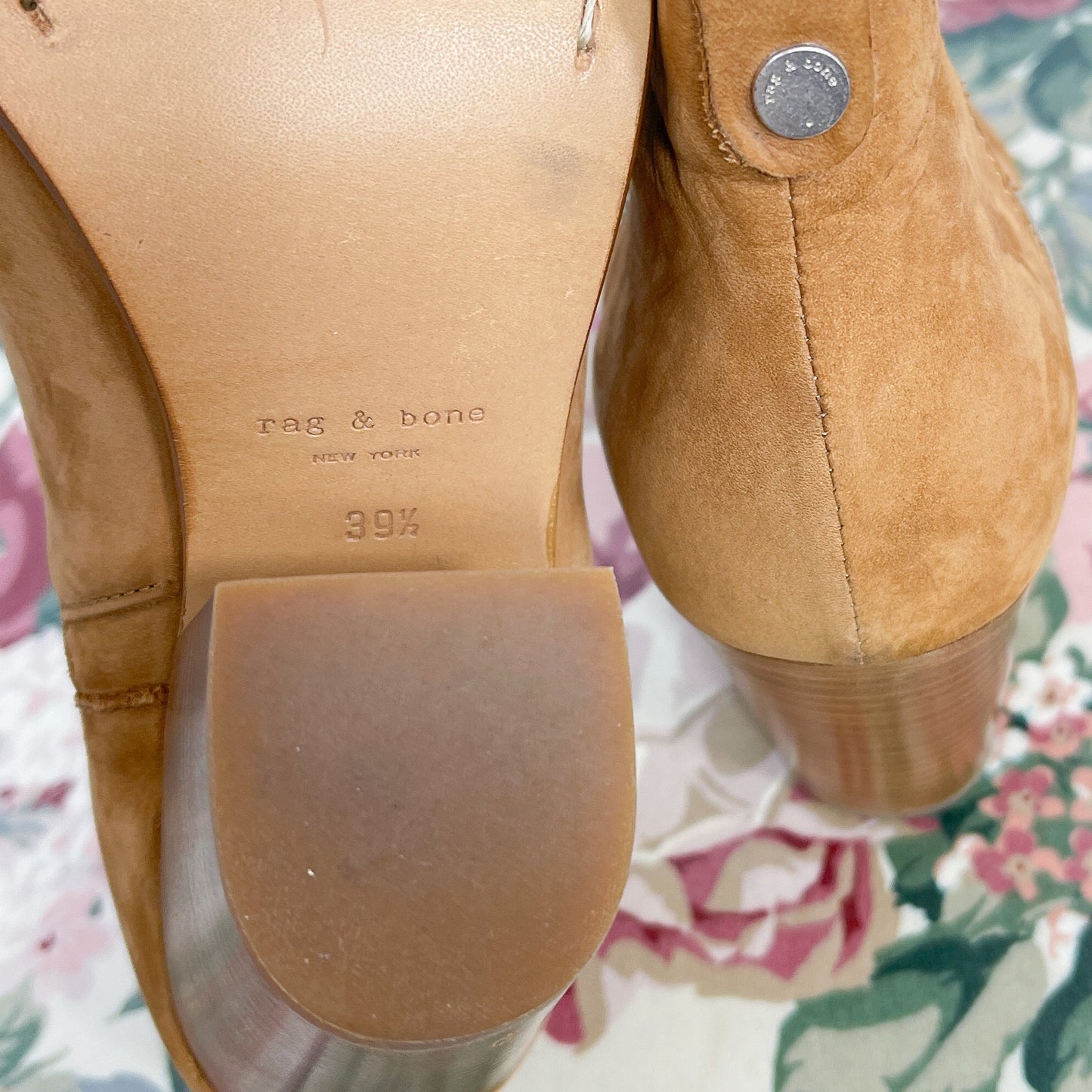 Rag & Bone | Margot Nubuck Suede Ankle Bootie | 39.5