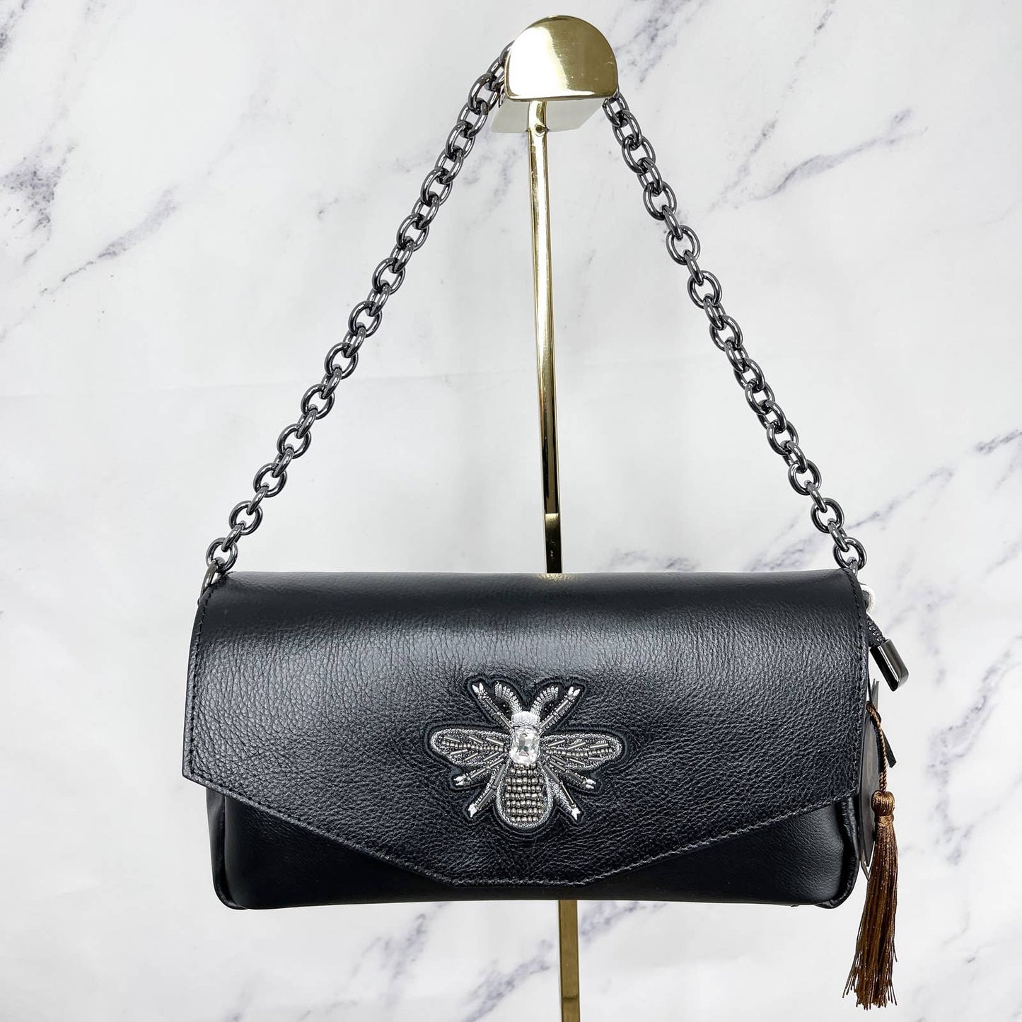 House of Harlow 1960 | Embellished Bee Shoulder Bag