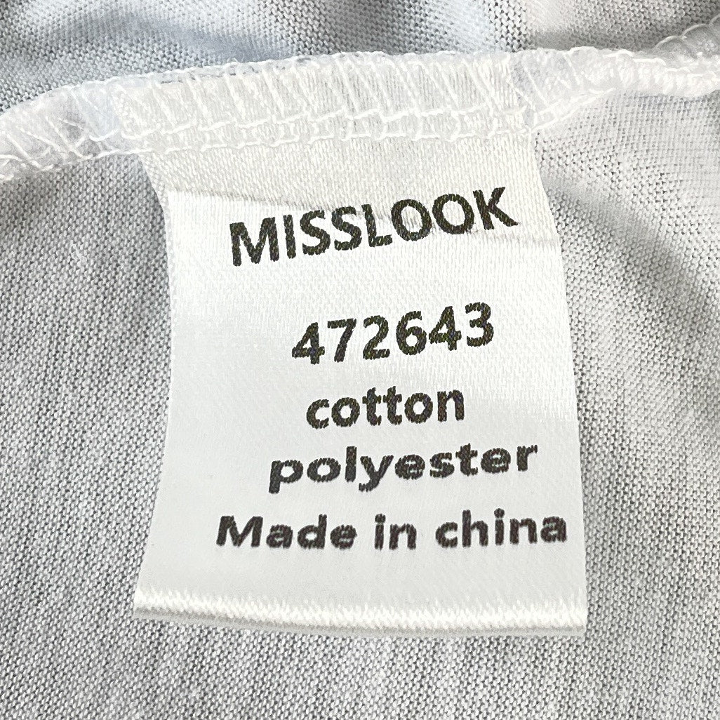 Mislook | White Ruffle Tunic Tank | 2XL