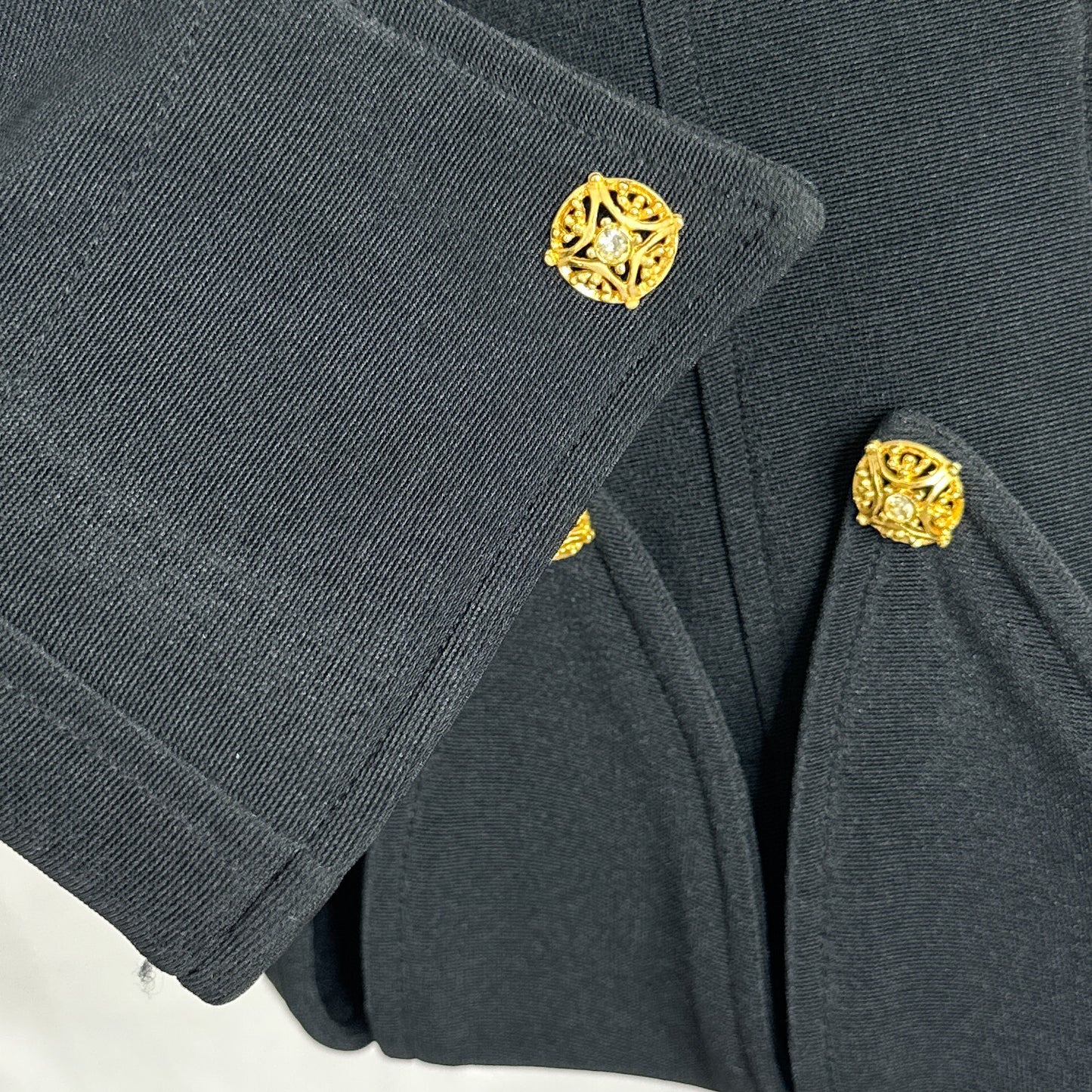 Etoile New York | Vintage Black Fitted Embellished Blazer | S