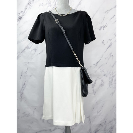 White House Black Market | Colorblock Crepe Shift Dress | 12