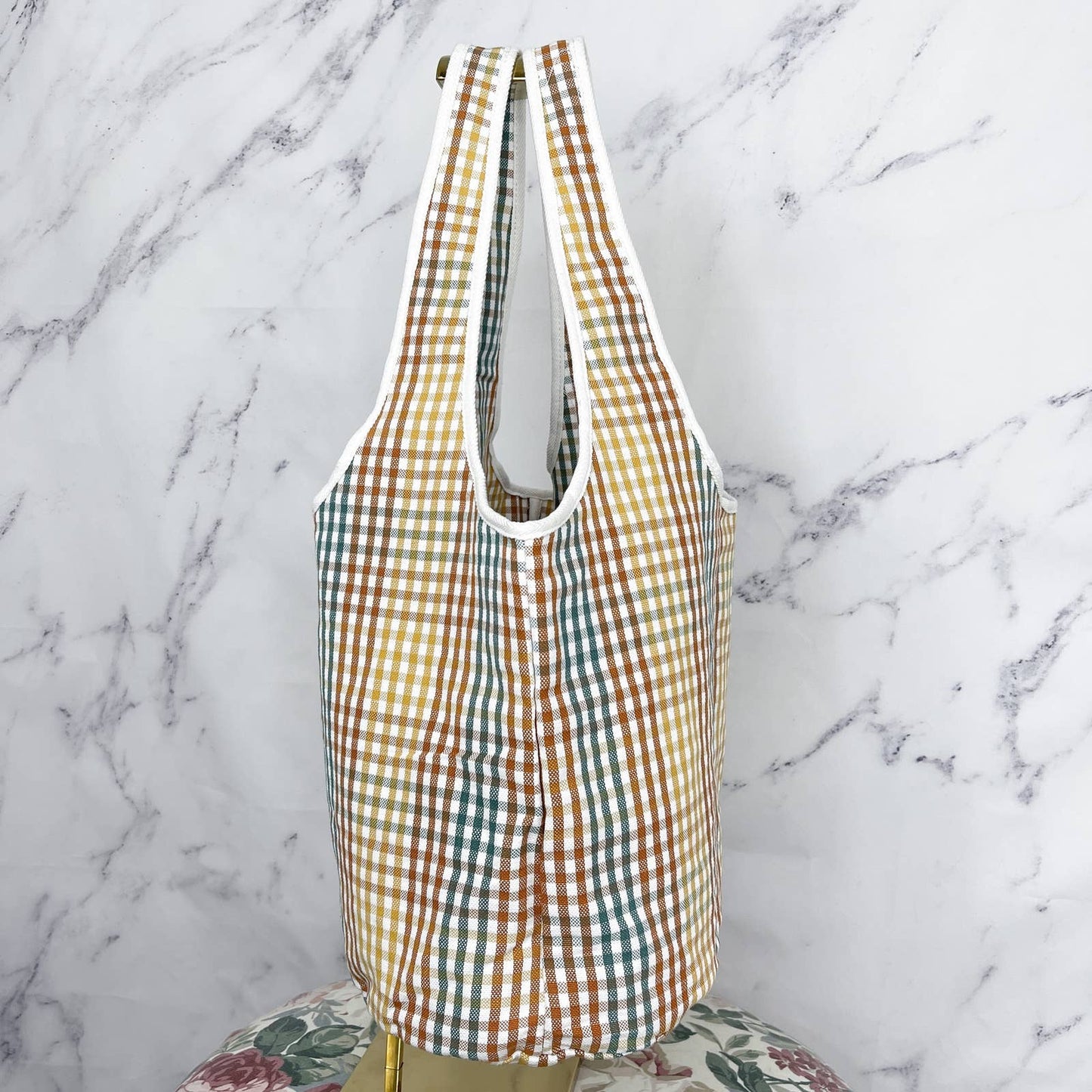 Madewell | The Sicilia Tote | Rainbow Gingham