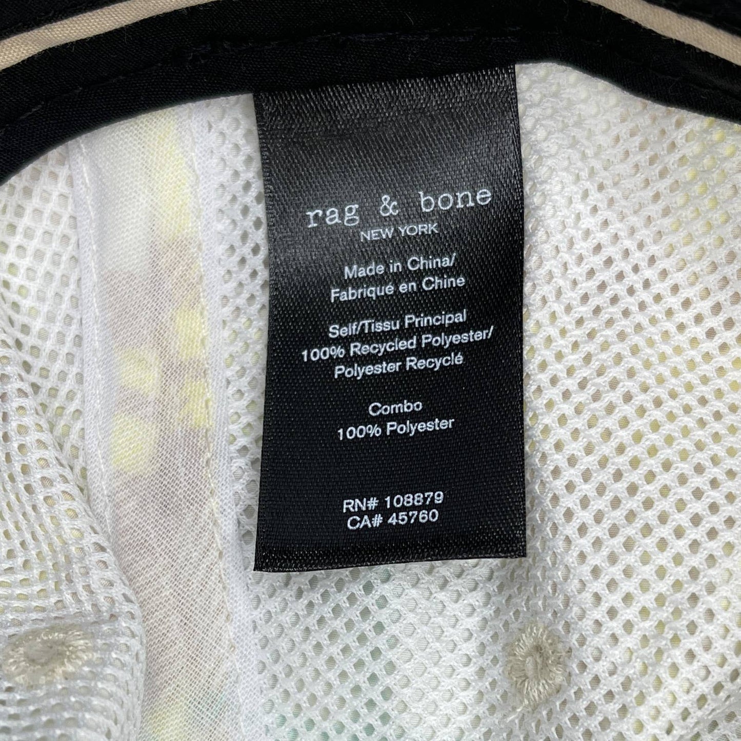 Rag & Bone | Addison Plaid Yellow Baseball Cap