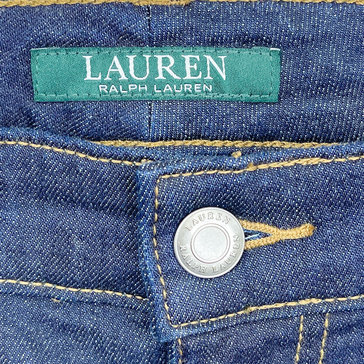 LAUREN Ralph Lauren | Modern Straight Curvy Dark Denim Jeans | 20W