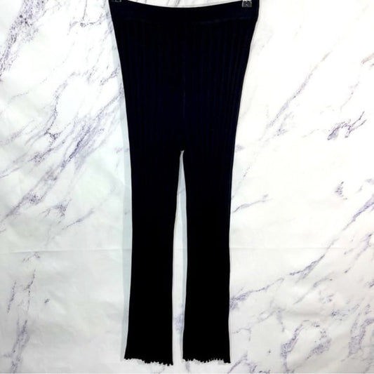 House of Harlow 1960 | Black Ribbed Flare Pants | XS