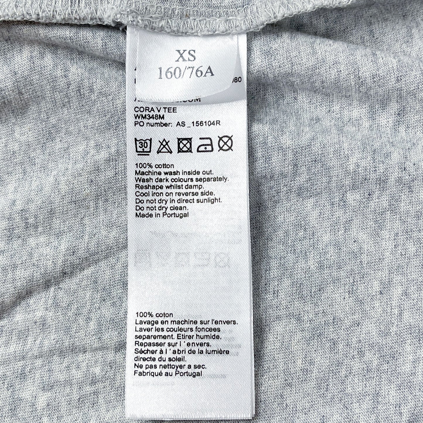 ALLSAINTS | Cora V Tee Cold Shoulder T-Shirt | XS/S