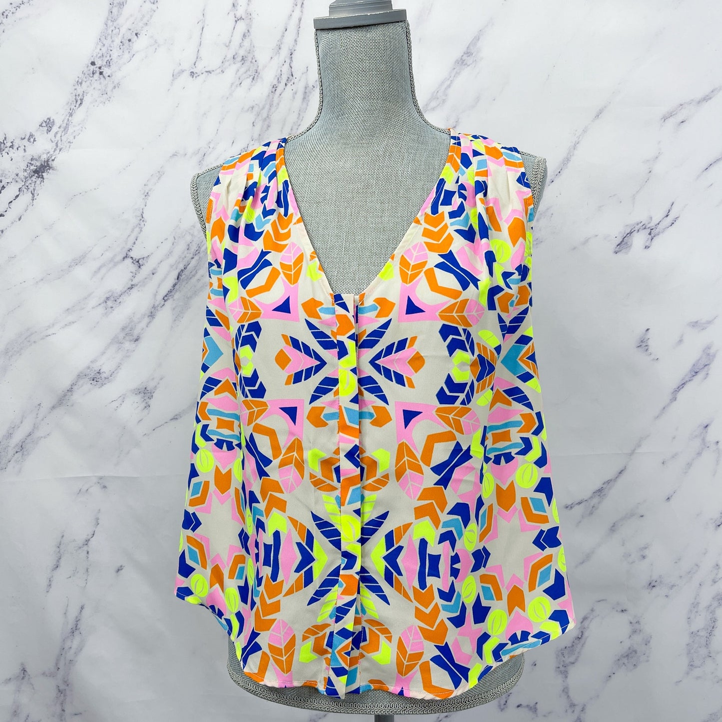 Mara Hoffman| Aloha Sky Geometric Print Top | S