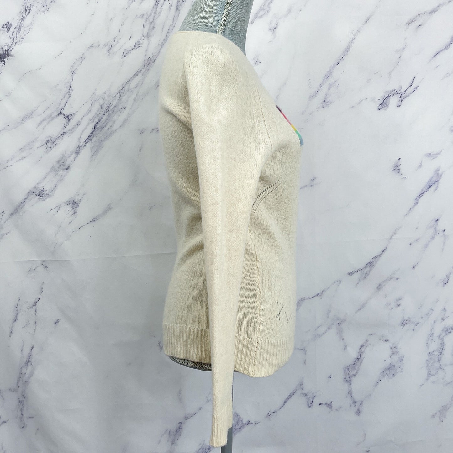 Zadig & Voltaire | Graphic Cashmere Sweater “LOVE” | M