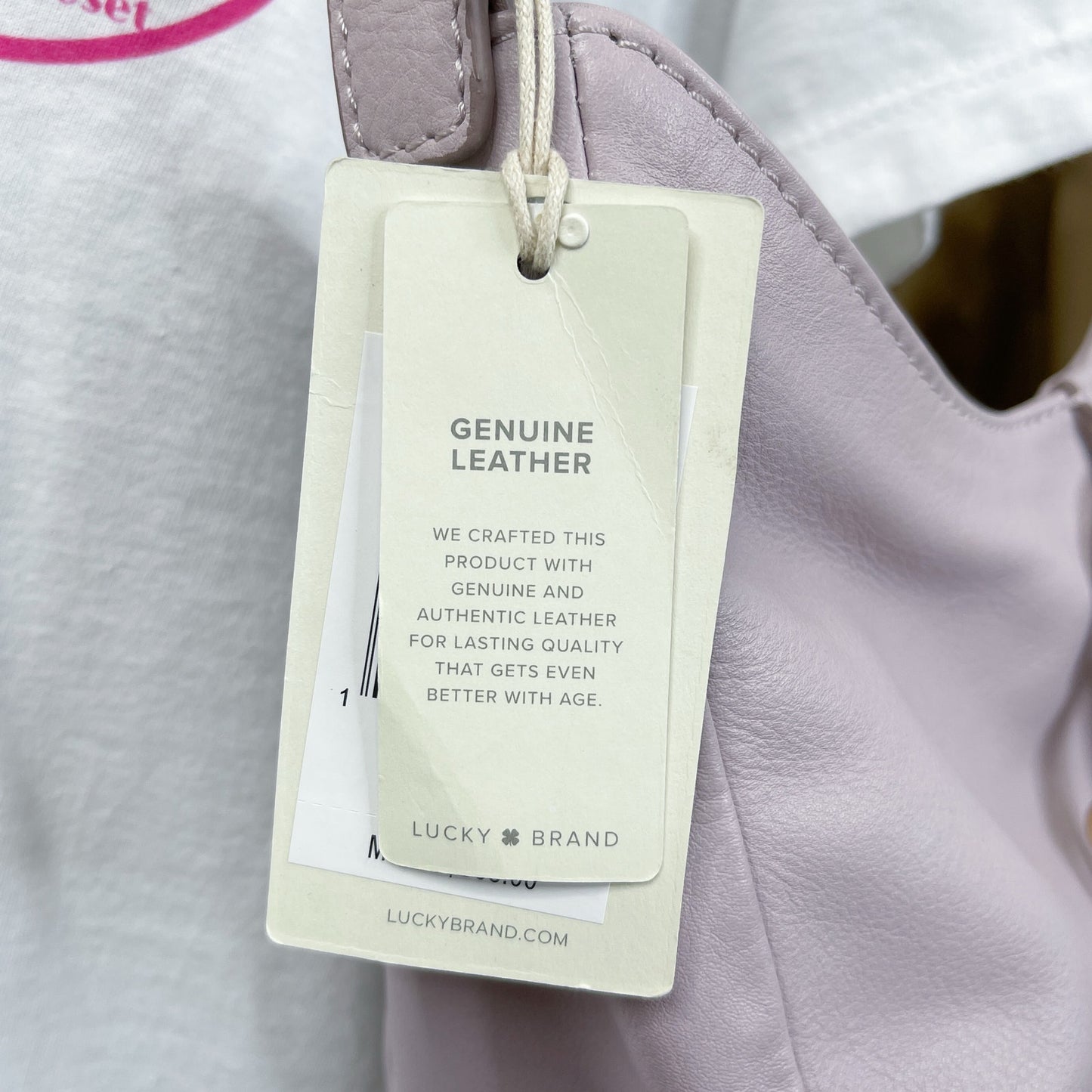 Lucky Brand | Mez Small Leather Shoulder Bag in Gray Lilac