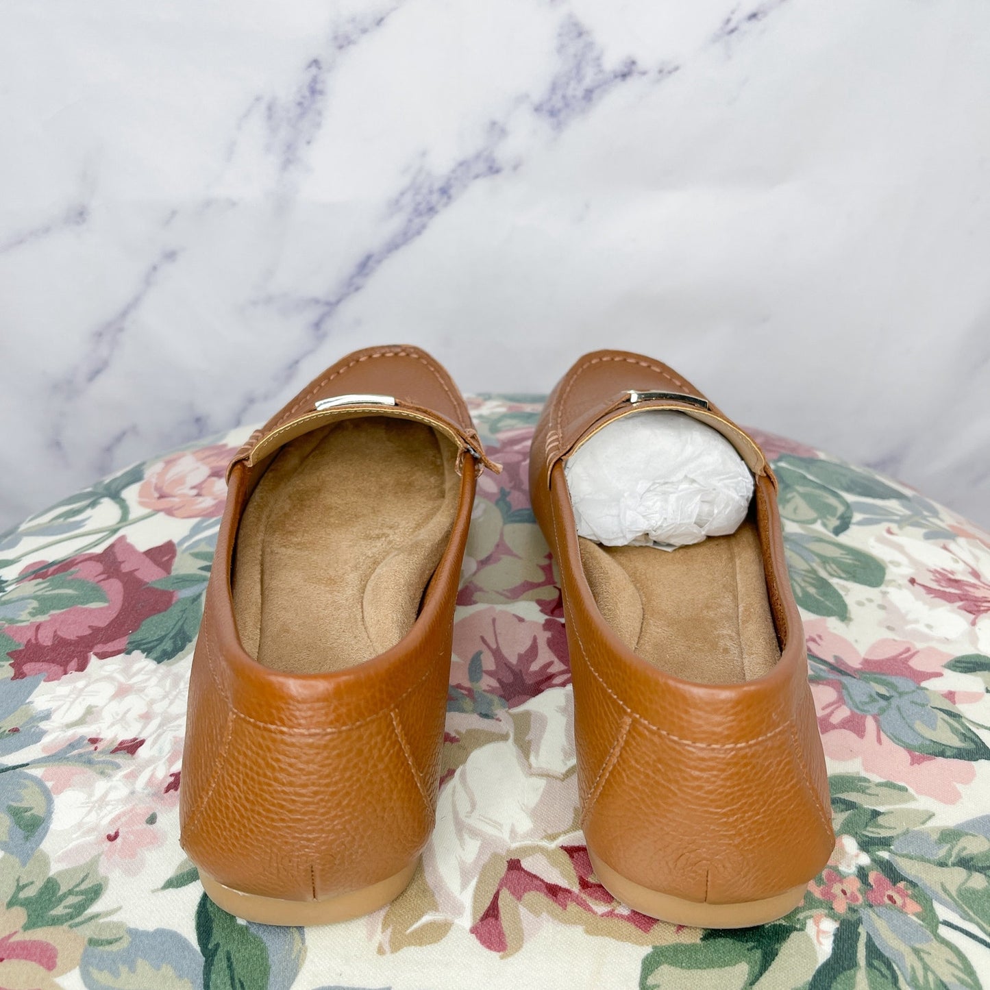 Giani Bernini | Dailyn Leather Loafer in Saddle Brown | 10