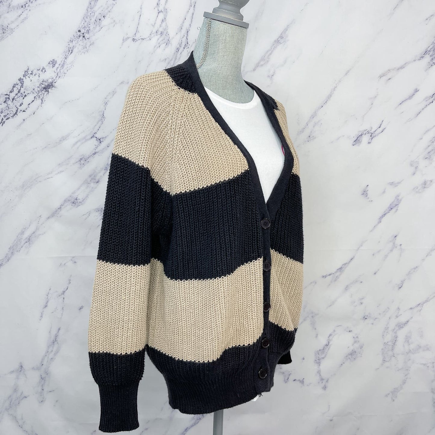 Album by Kenzo | Oversized Striped Cardigan Sweater | S
