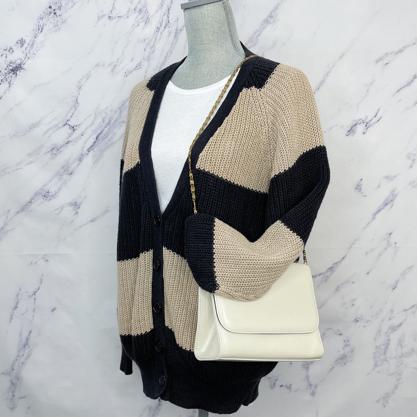 Album by Kenzo | Oversized Striped Cardigan Sweater | S