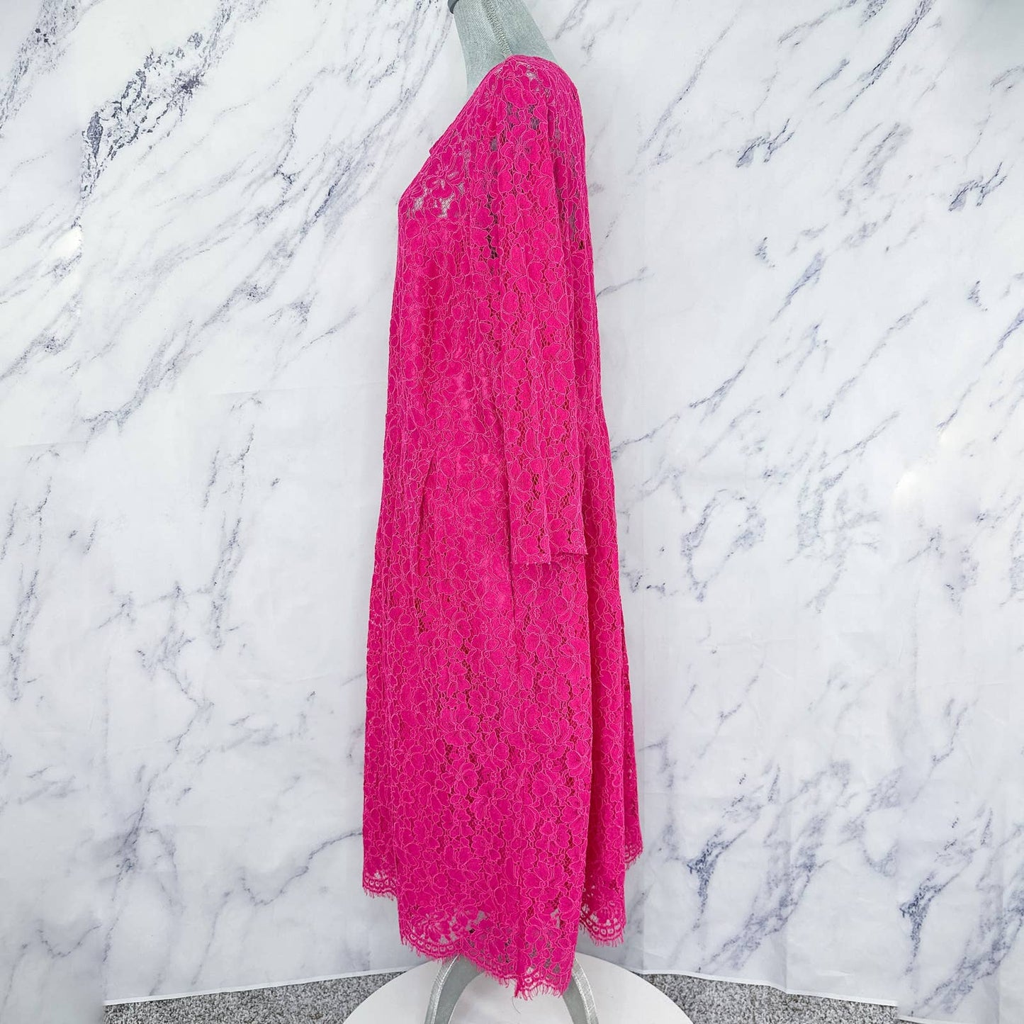Eloquii | Pink Lace Fit and Flare Dress | Sz 24