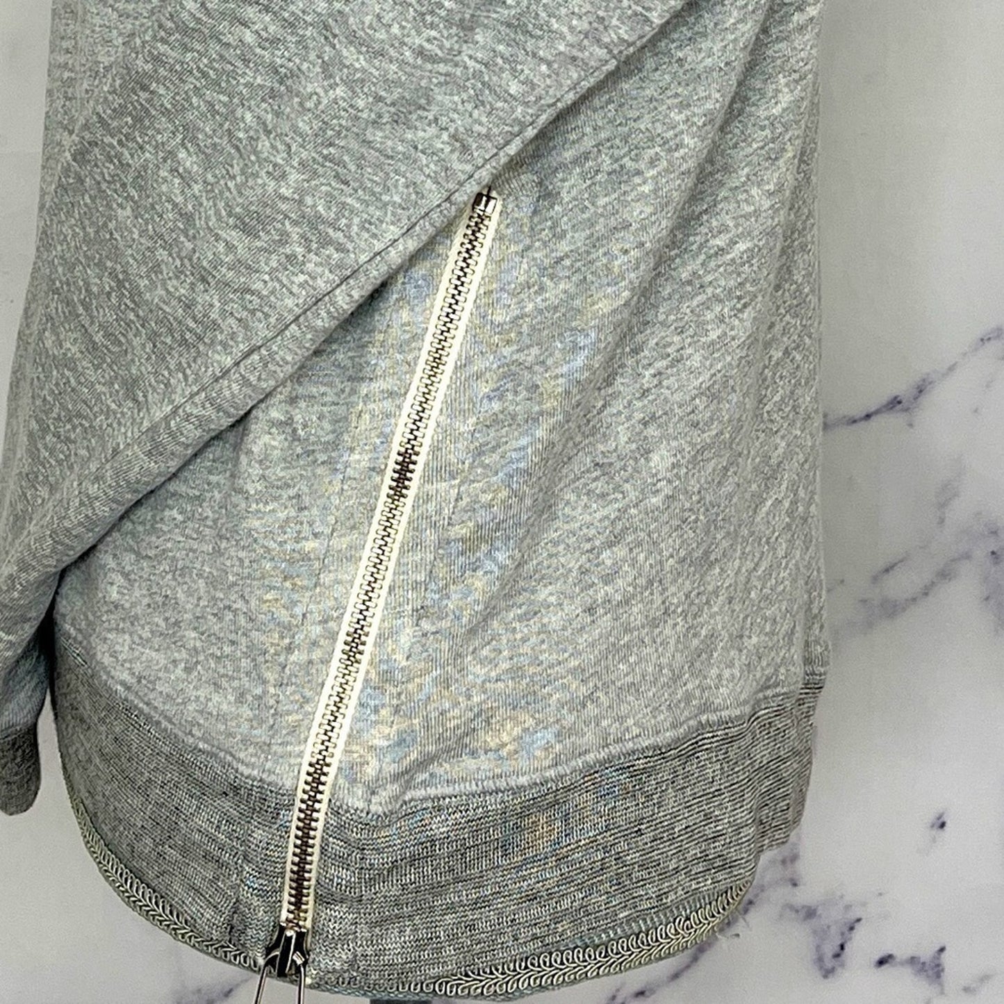 Sundry | Crew Neck Sweatshirt w/ Side Zip | Sz 0 (XS)