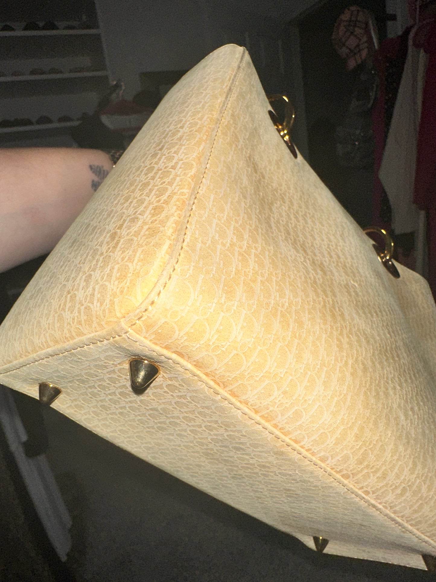 Christian Dior | Medium Suede Diorissimo Lady Dior Bag