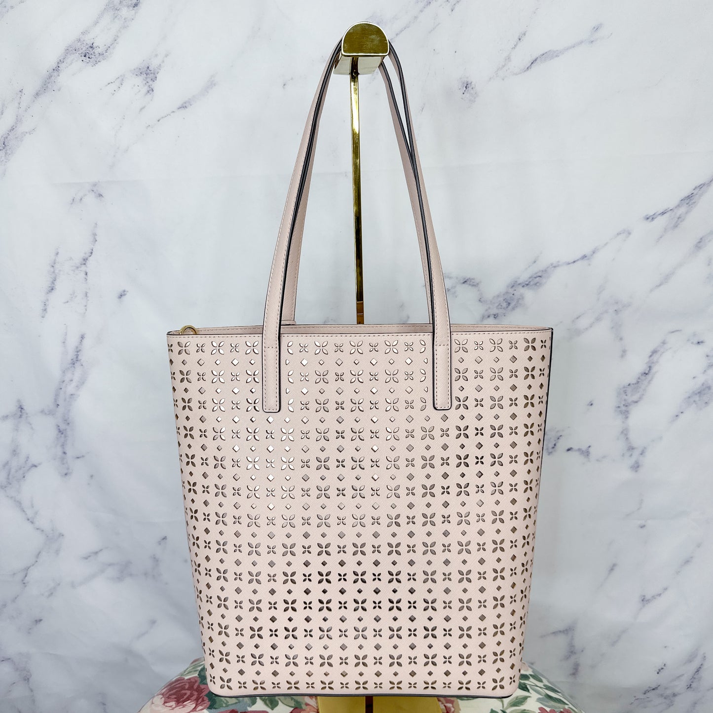 Michael Kors | Blush Pink Perforated Bag