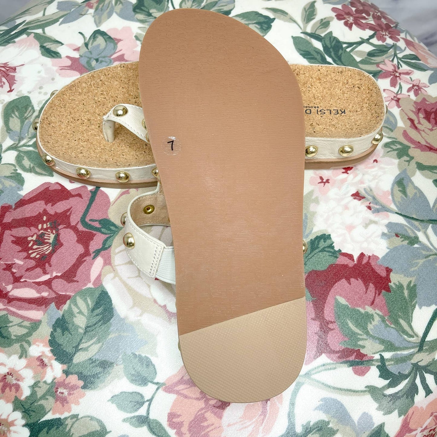 Kelsi Dagger Brooklyn | Surface Studded Slide Sandal | Sz 7