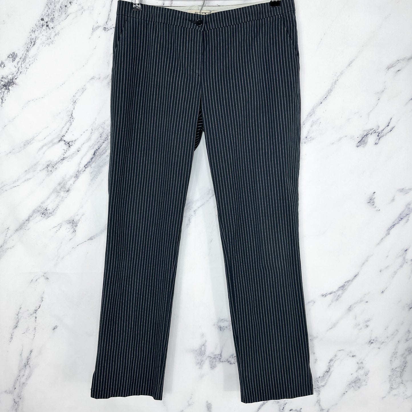 Etro | Black Striped Pants | Sz IT 44/ US 8