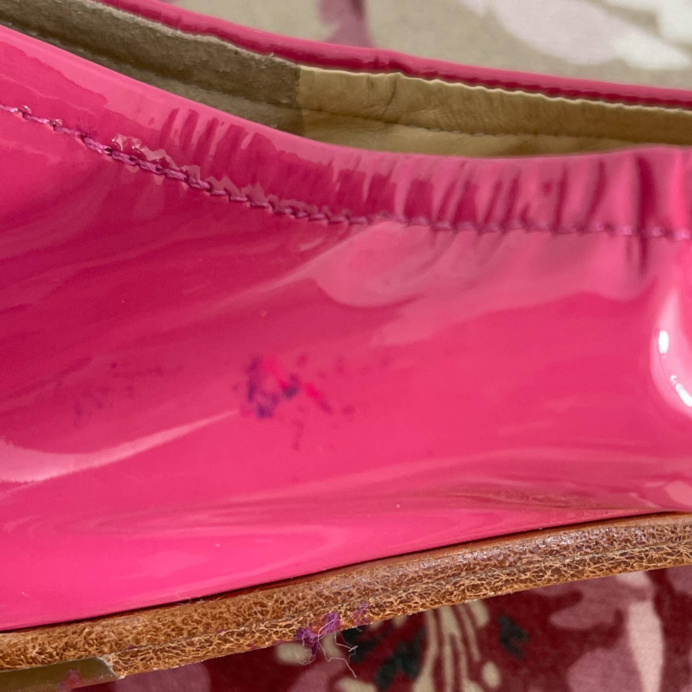Vera Wang | Pink Patent Ballet Flat | Sz 6.5