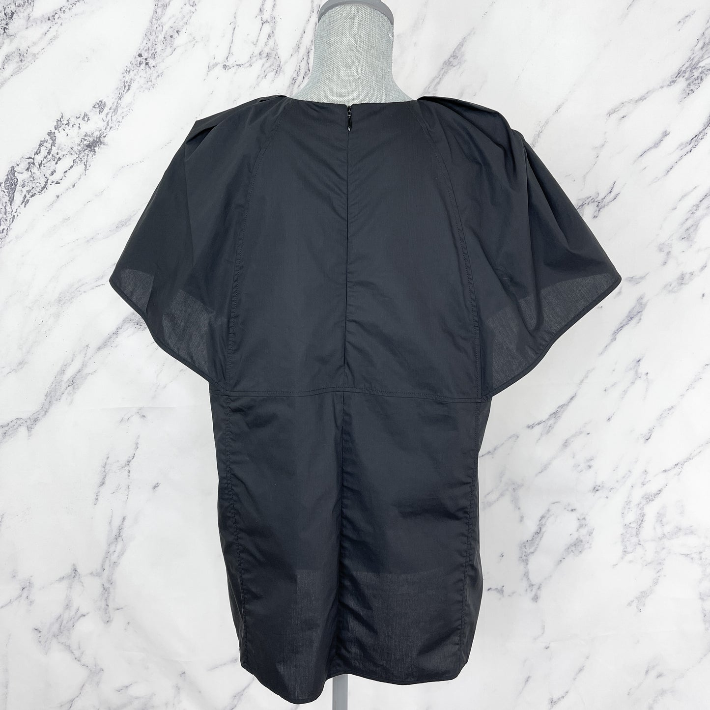 G. Label by Goop | Margo Pleated Neck Top | Sz 14