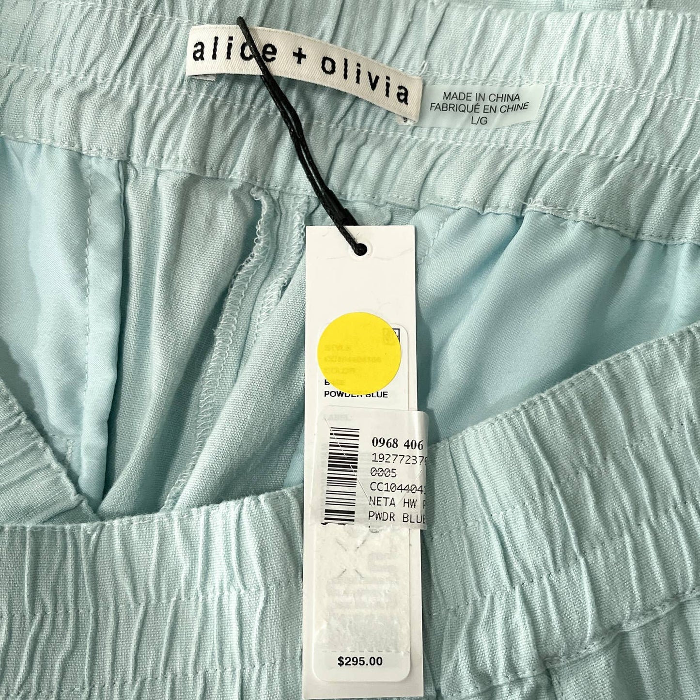 Alice + Olivia | Neta High-Waist Pull-On Cargo Pants | Sz L
