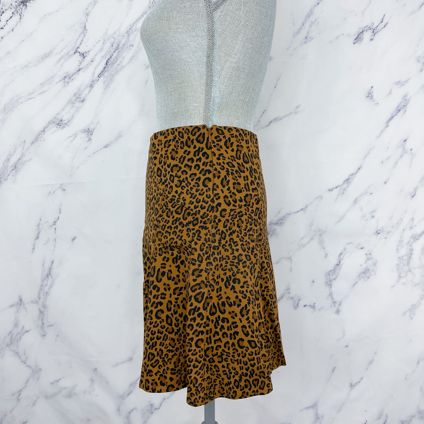The Limited | Leopard Print Skater Skirt | Sz M