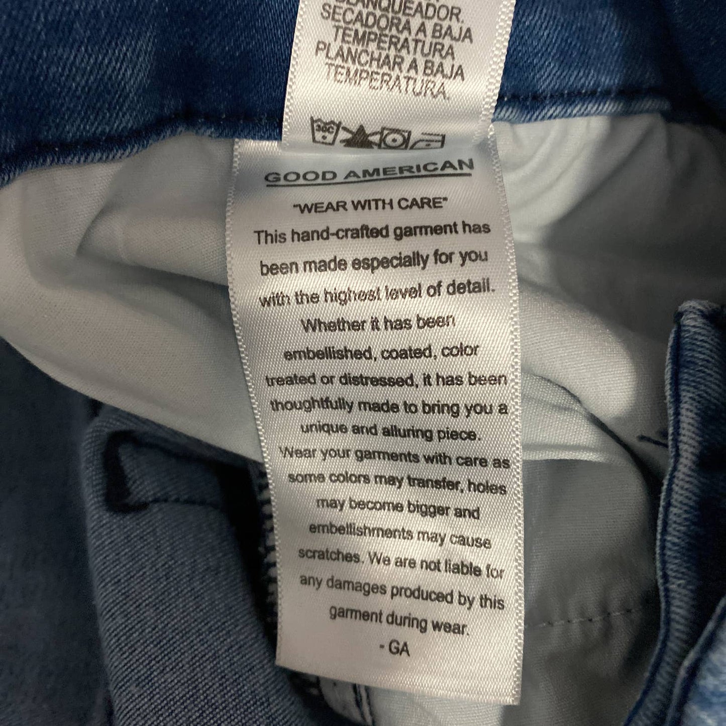 Good American | Good Waist w/ Step Hem Jeans