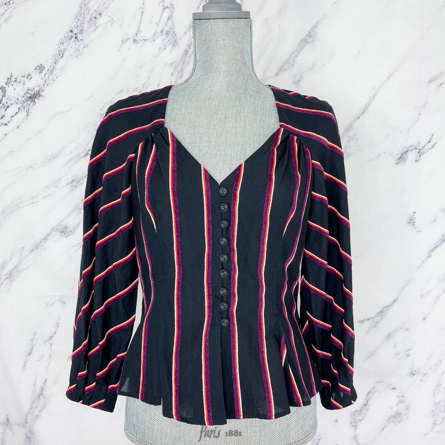 Intermix | Lexi Striped Top | Sz 4