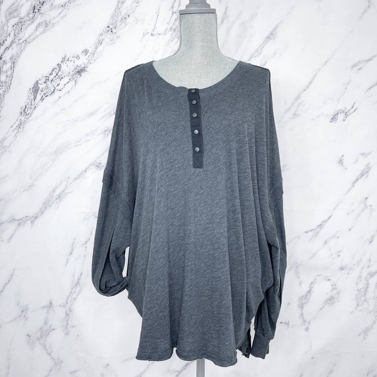 Free People Movement | One Up Long Sleeve Black Shirt | Sz S