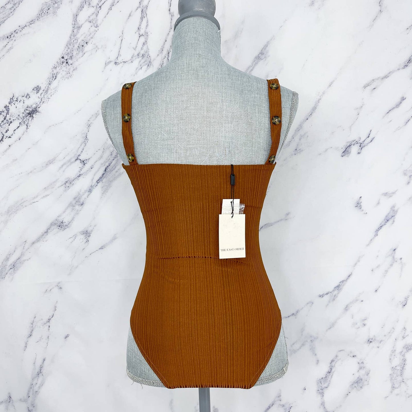 The East Order | Ribbed Bodysuit Cocoa | Sz S