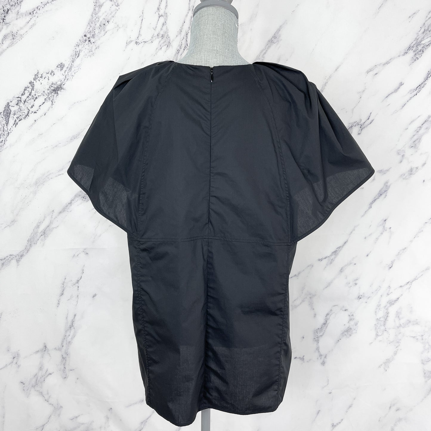 G. Label by Goop | Margo Pleated Neck Top | Sz 14