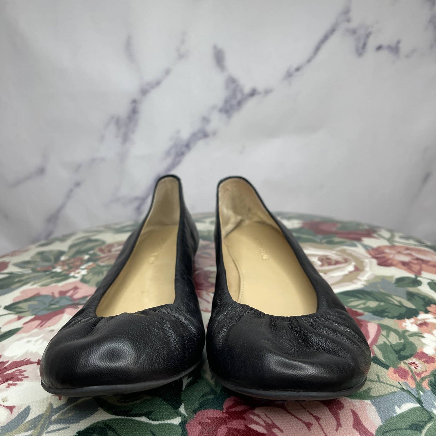 Saks Fifth Avenue | Black Leather Ballet Flats | Sz 6.5