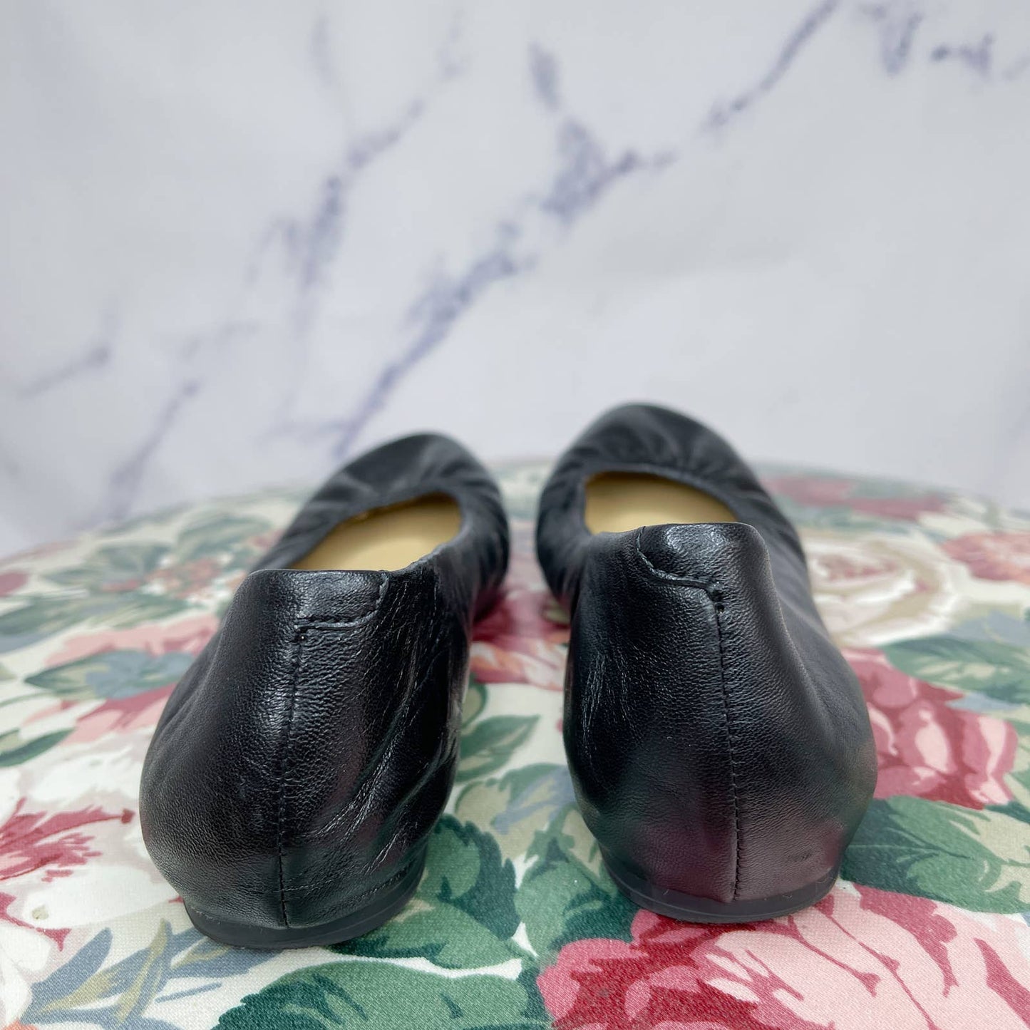 Saks Fifth Avenue | Black Leather Ballet Flats | Sz 6.5