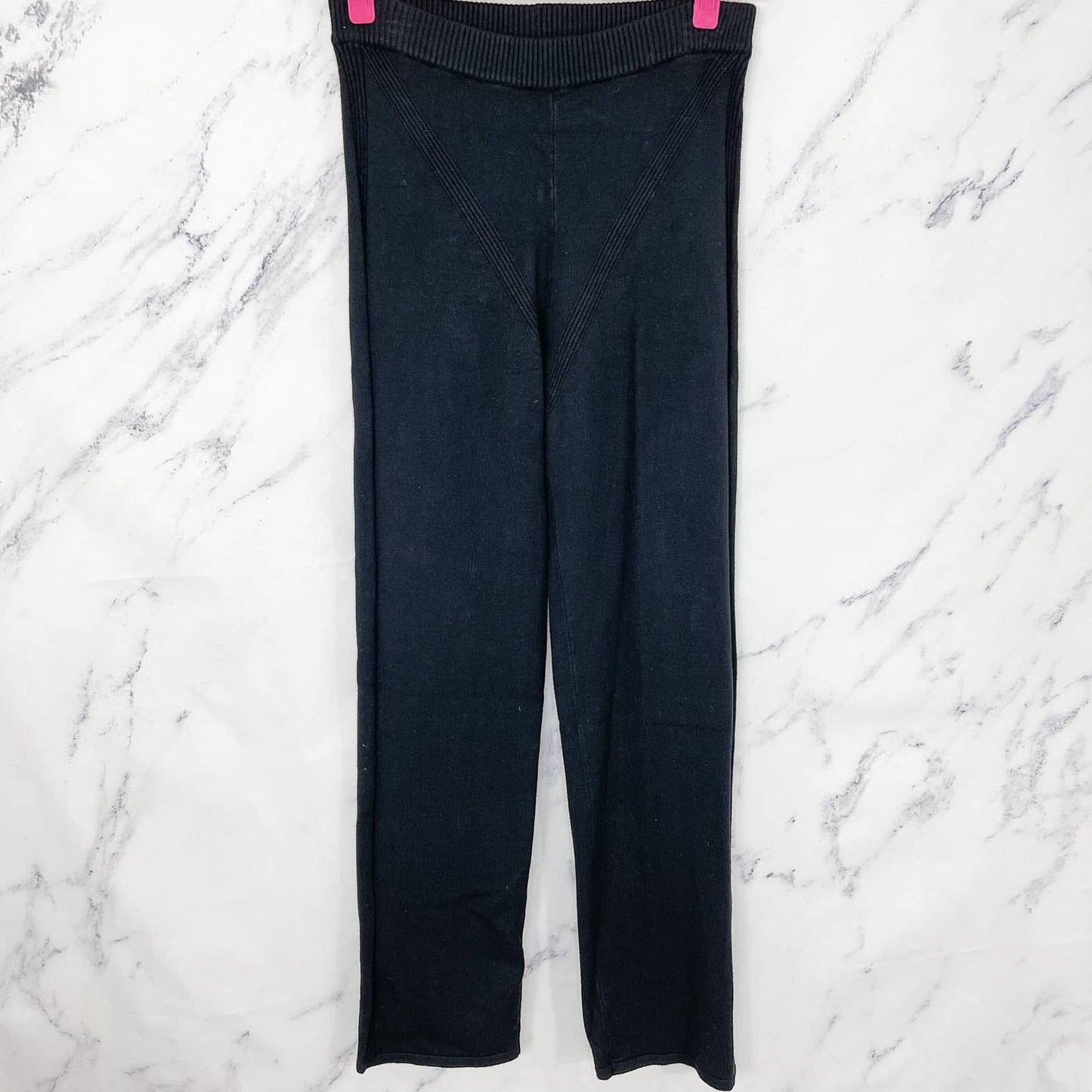 Good American | Black Knit Pants | Sz 4 (XL)