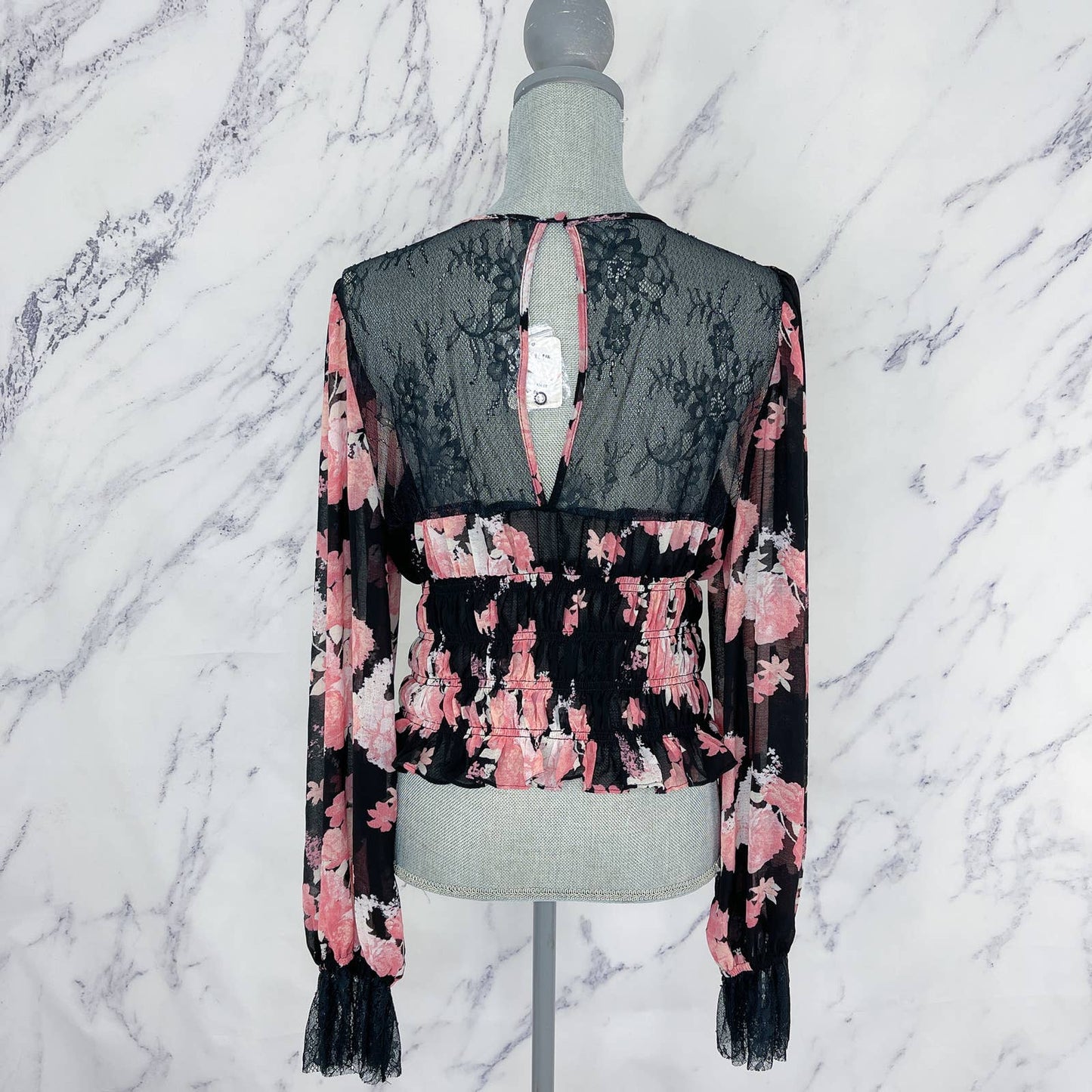 Free People | Daphne Floral Print Top | Sz XL