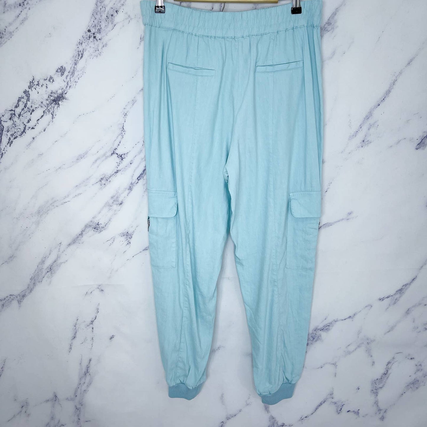 Alice + Olivia | Neta High-Waist Pull-On Cargo Pants | Sz L
