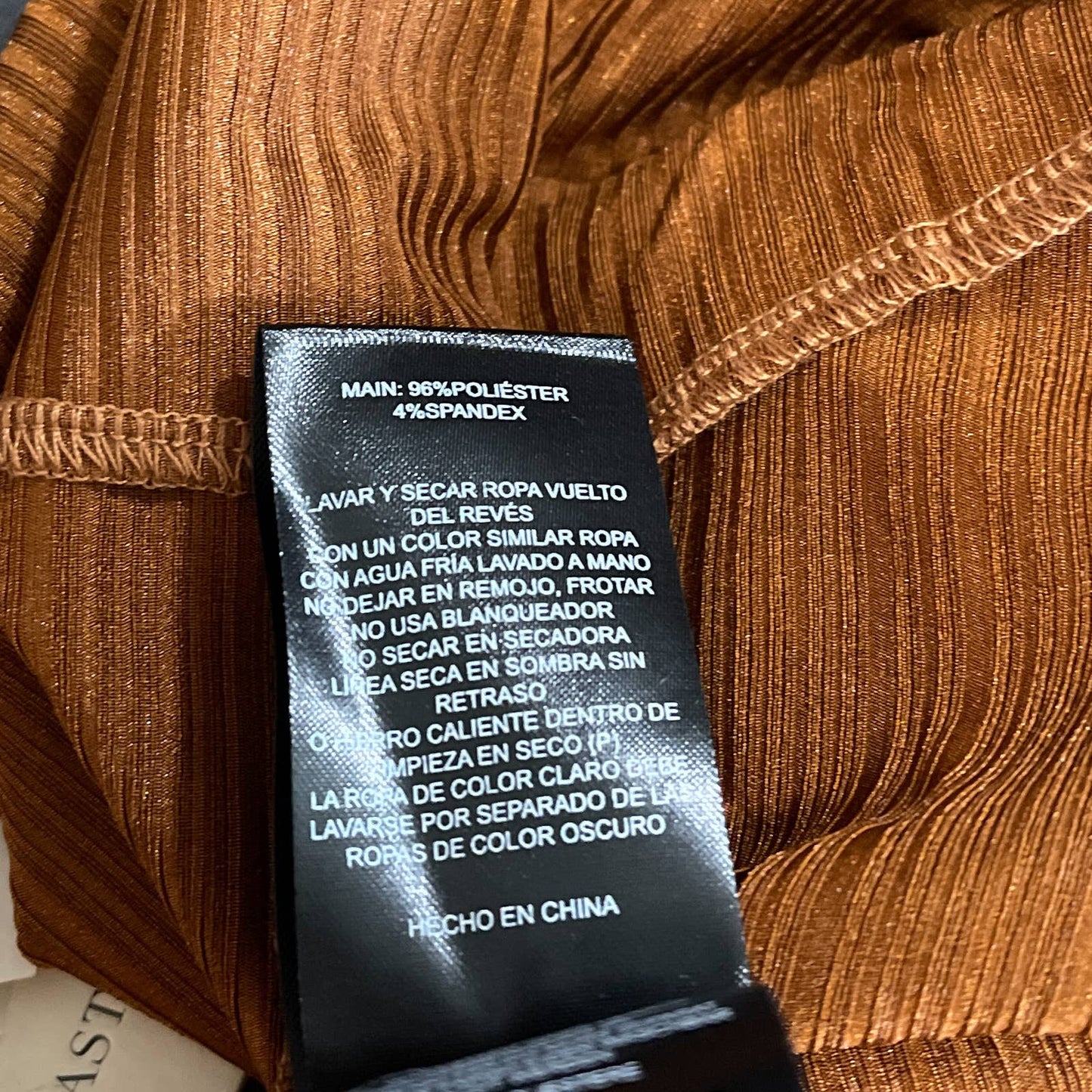 The East Order | Ribbed Bodysuit Cocoa | Sz S