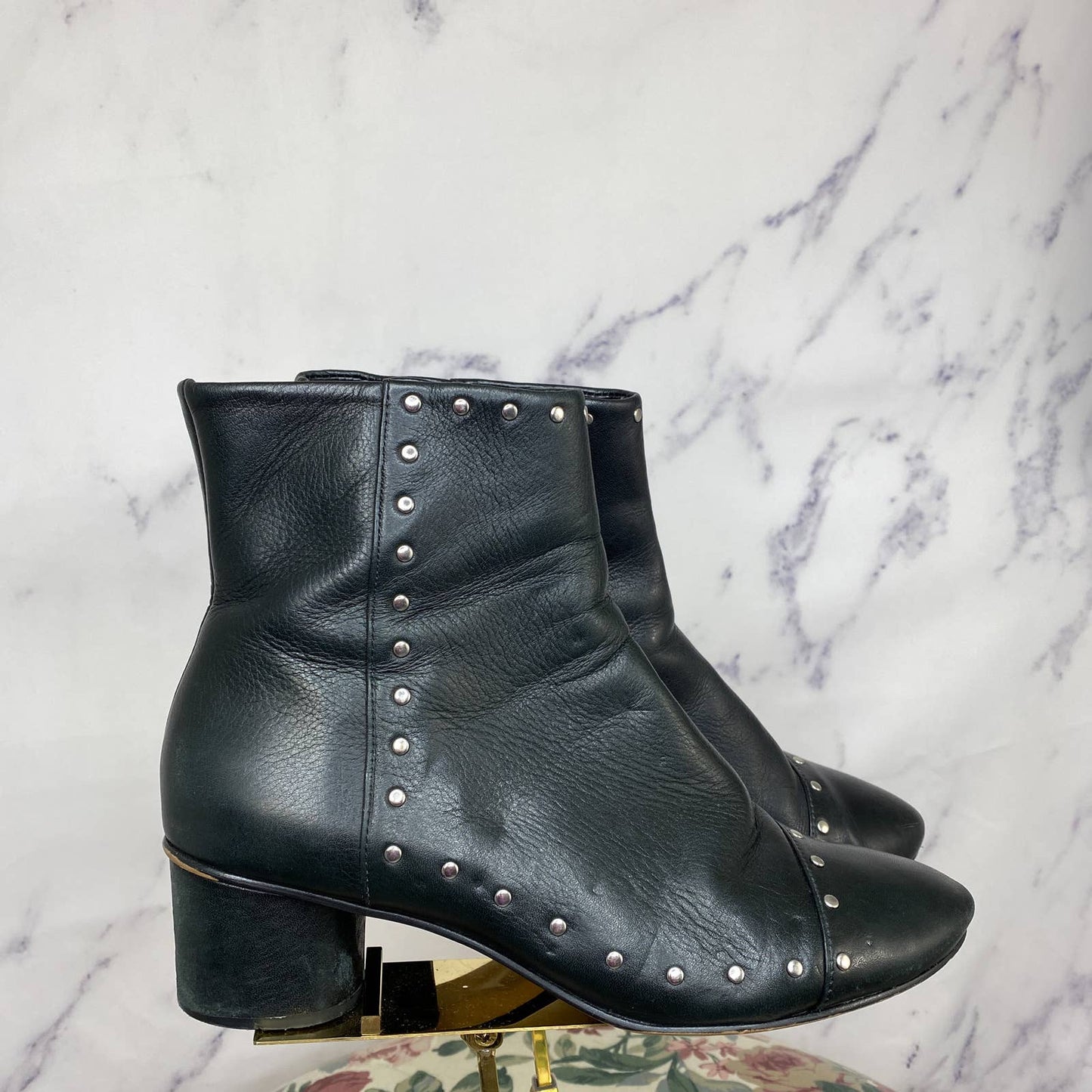 Rebecca Minkoff | Isley Studded Leather Bootie