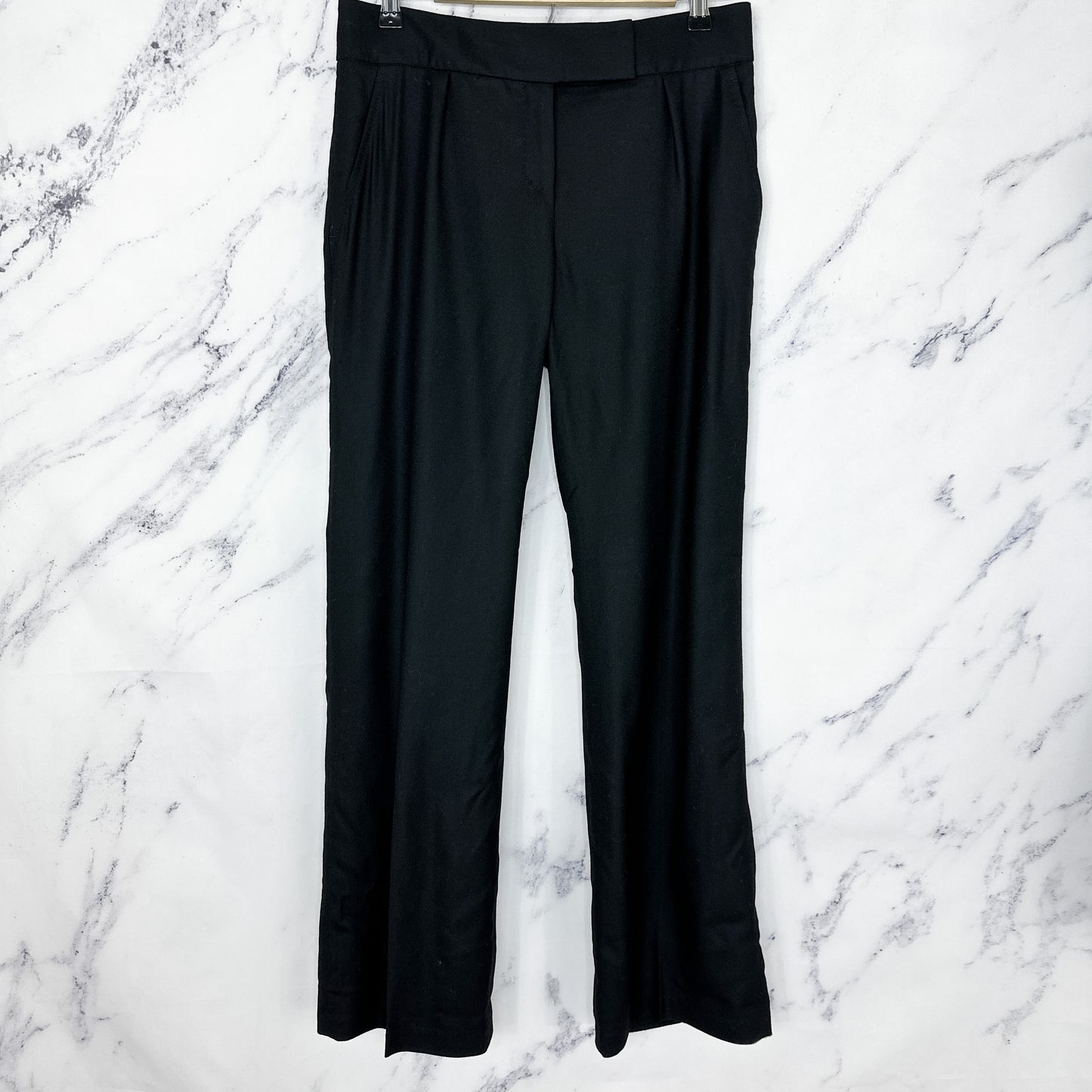 Salvatore Ferragamo | Black Wool Pants | Sz IT 44/ US 12